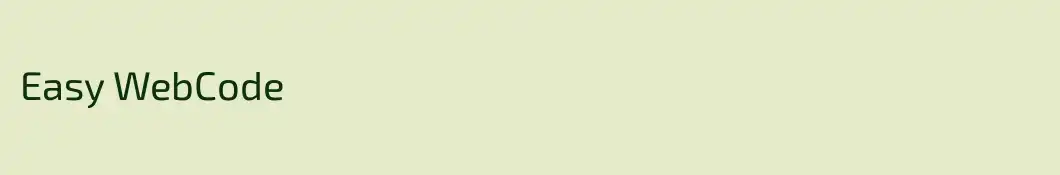 Easy WebCode